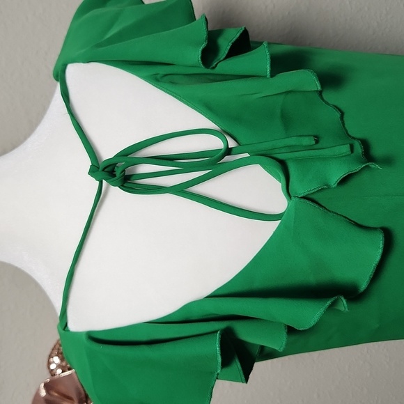Trina Turk Green Mini Dress - Picture 8 of 9